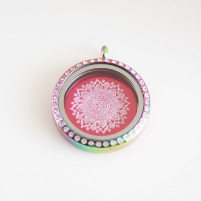 Majestic Mandala - Locket & Plate Set - 3cm